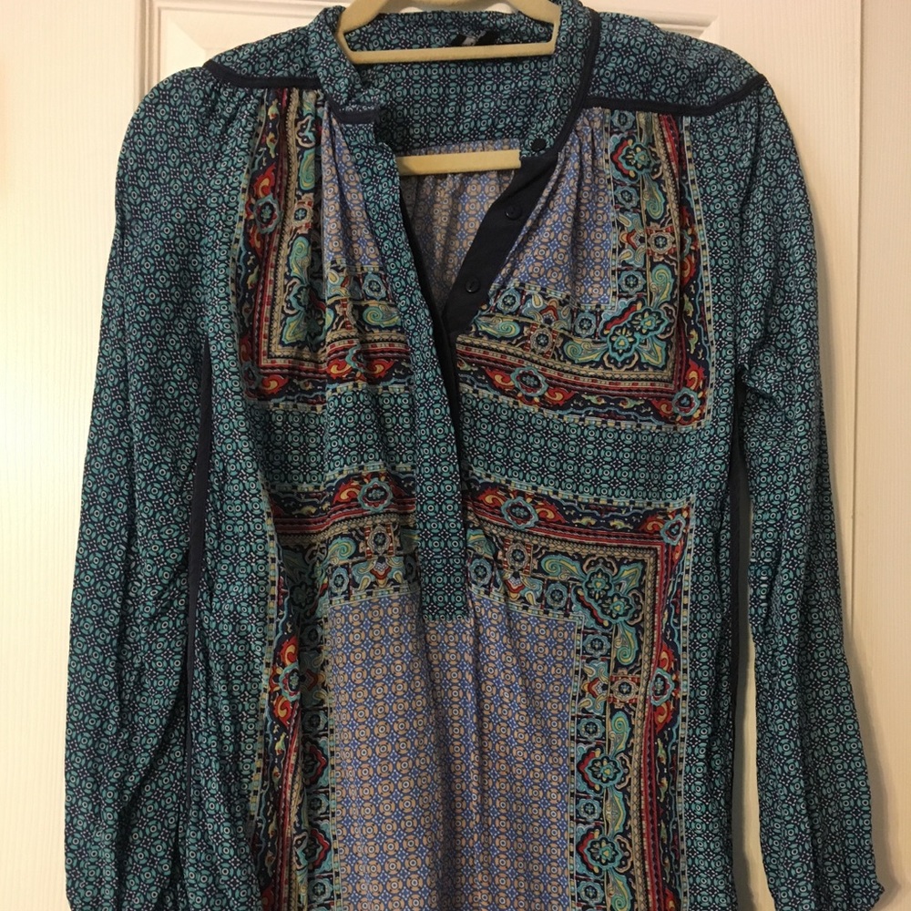 Silk printed dress